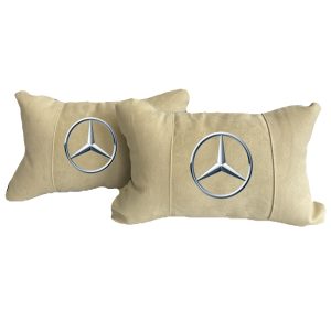 Beige cuscini per auto di lusso in Alcantara – Mercedes