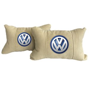 Beige cuscini per auto di lusso in Alcantara – VW