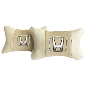 Beige cuscini per auto di lusso in Alcantara e pelle – Honda