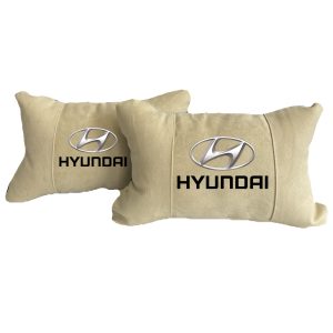 Beige cuscini per auto di lusso in Alcantara – Hyundai