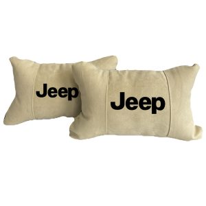 Beige cuscini per auto di lusso in Alcantara – Jeep