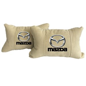 Beige cuscini per auto di lusso in Alcantara – Mazda