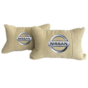 Beige cuscini per auto di lusso in Alcantara – Nissan