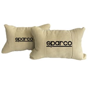 Beige cuscini per auto di lusso in Alcantara – Sparco