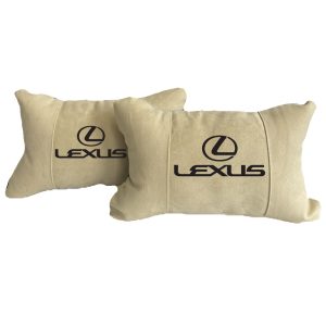 Beige cuscini per auto di lusso in Alcantara – Lexus