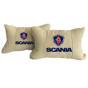 Beige cuscini per auto di lusso in Alcantara – Scania